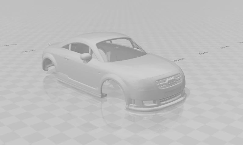 Audi tt 3D Print Model .c4d .max .obj .3ds .fbx .stl .blend 
