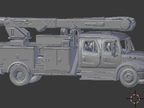 Freightliner class m2 service 3D Print Model