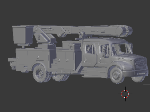 Freightliner class m2 service 3D 프린트 모델