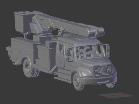 Freightliner class m2 service 3D 프린트 모델