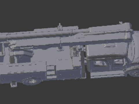 Freightliner class m2 service 3D 프린트 모델