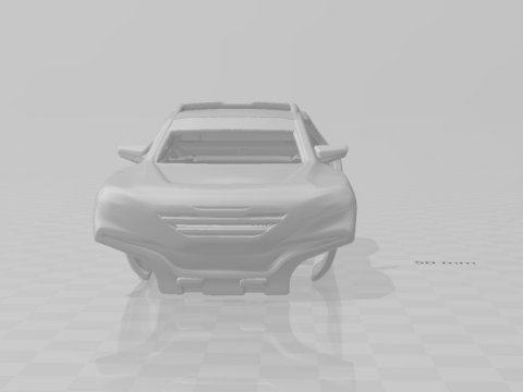 Peugeot 2008 dk 3Dプリントモデル