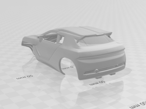Peugeot 2008 dk 3Dプリントモデル