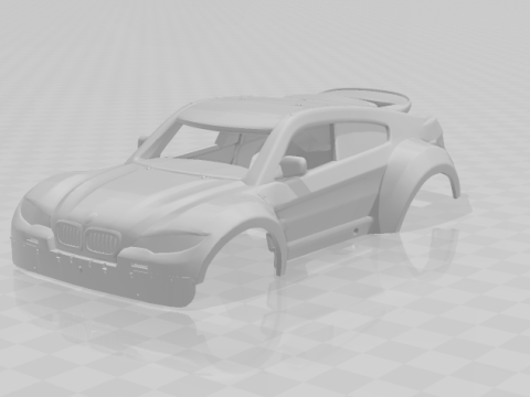Rally car xm series 3D प्रिंट मॉडल