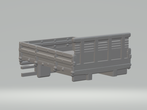 Body truck brazil wood 3Dプリントモデル
