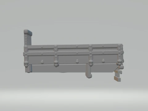 ボディトラックブラジルウッド 3Dプリントモデル