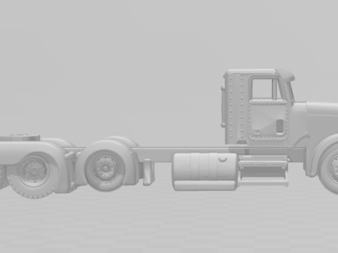 Freightliner-classic 8x4 3D 打印模型