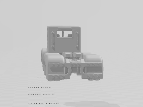 Freightliner-classic 8x4 3D 打印模型