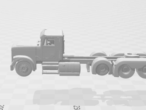 Freightliner-classic 8x4 3D Print Model