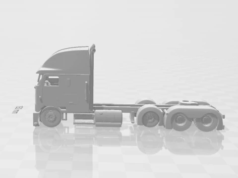 International 9800i high cabin custom 3D Print Model