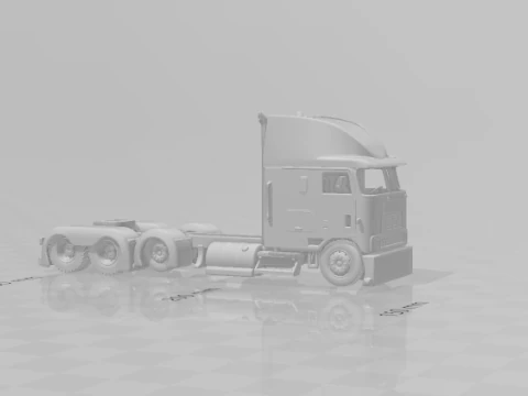 International 9800i high cabin custom 3D Print Model