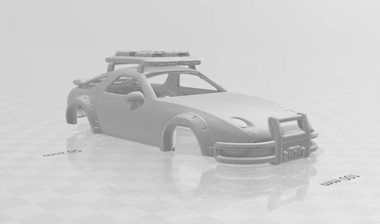 Porsche 928 xrally 3D Print Model .c4d .max .obj .3ds .fbx .stl .blend 