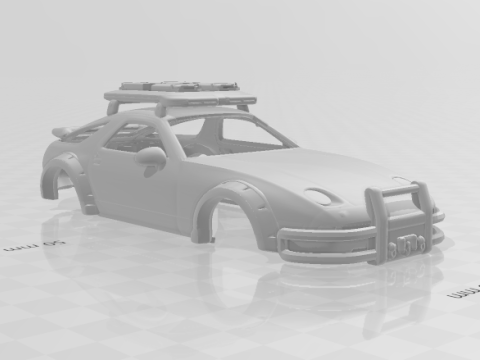 Porsche 928 xrally 3Dプリントモデル