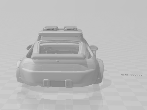 Porsche 928 xrally 3Dプリントモデル