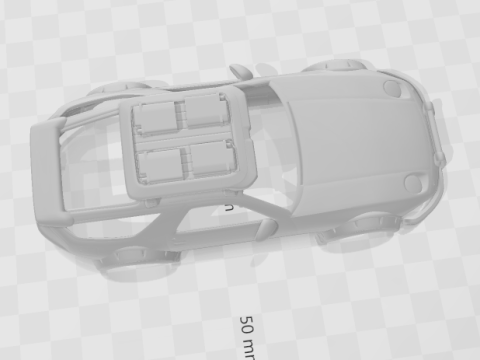 Porsche 928 xrally 3Dプリントモデル