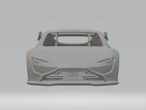 Tesla roadster custom 3D Print Model