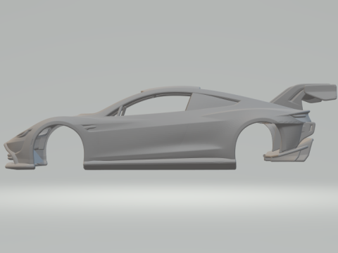 Tesla roadster custom 3D 프린트 모델