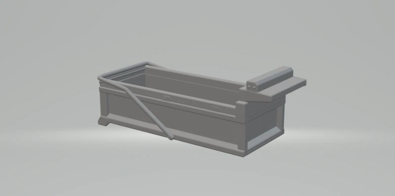 Truck body dumper 3D Print Model .c4d .max .obj .3ds .fbx .stl .blend 