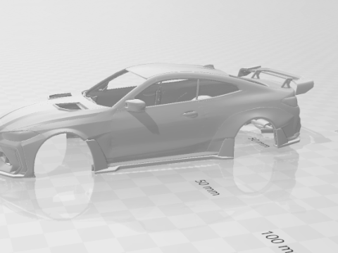 M4 custom Modelo de impresión 3D