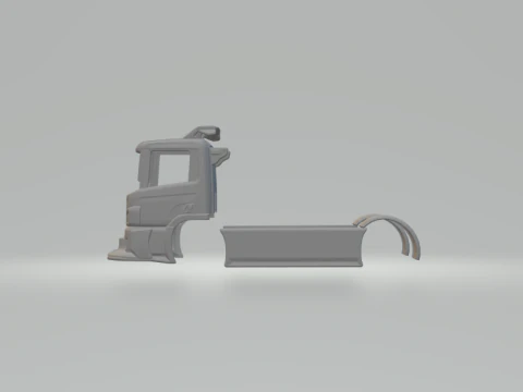 Scania slot truck 3D Print Model
