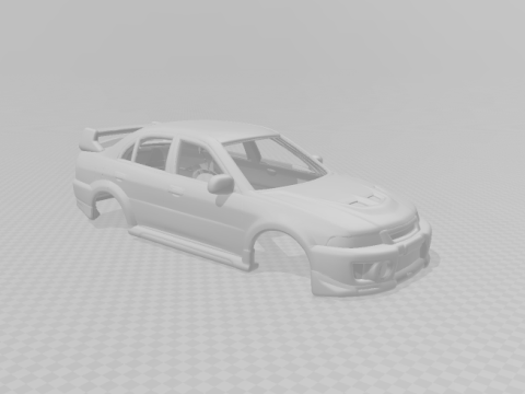 Mitsubishi lancer evo 5 3D Print Model