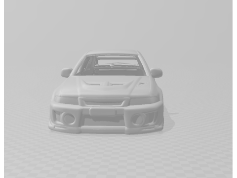 Mitsubishi lancer evo 5 3D-printmodel