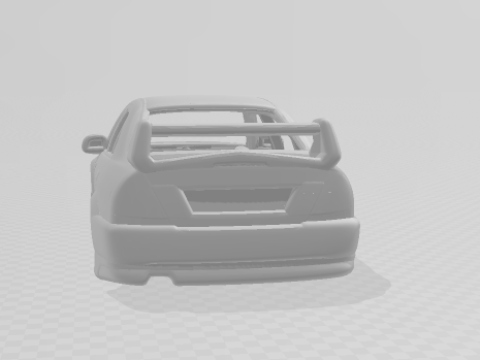 Mitsubishi lancer evo 5 3D-printmodel