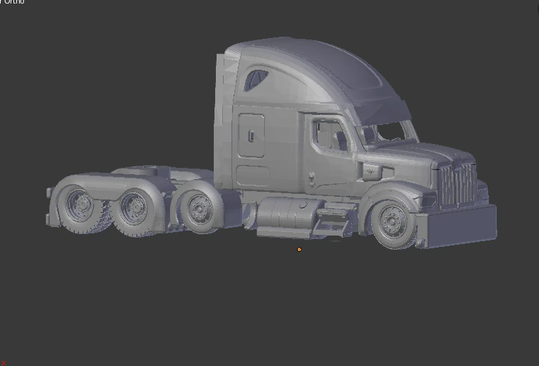 WESTER STAR 49X sleeper 3D Print Model .c4d .max .obj .3ds .fbx .stl .blend 