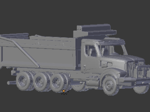 WESTER STAR 49X dumper 3Dプリントモデル