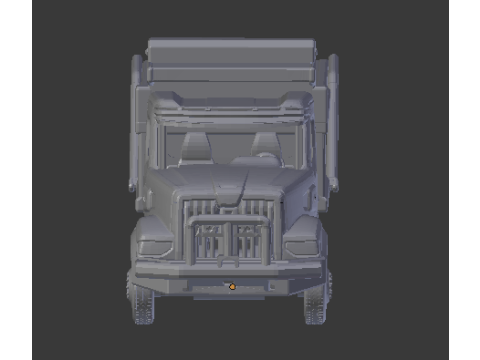 WESTER STAR 49X dumper 3Dプリントモデル