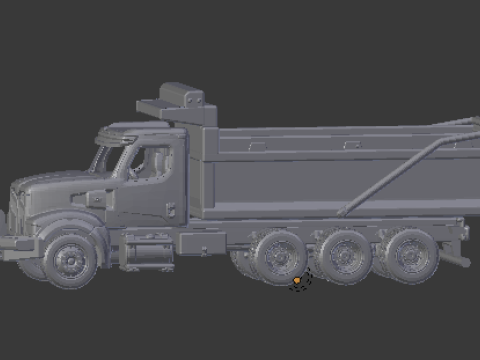 WESTER STAR 49X dumper 3Dプリントモデル