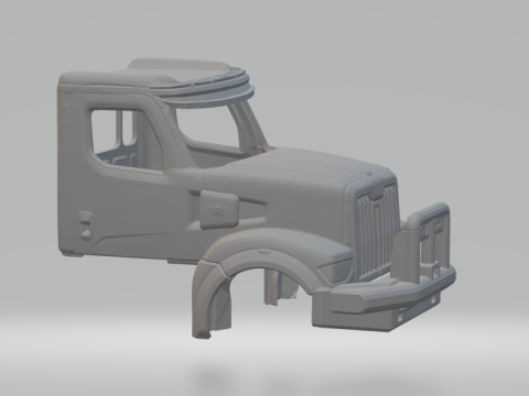 WESTER STAR 49X day cab 3Dプリントモデル