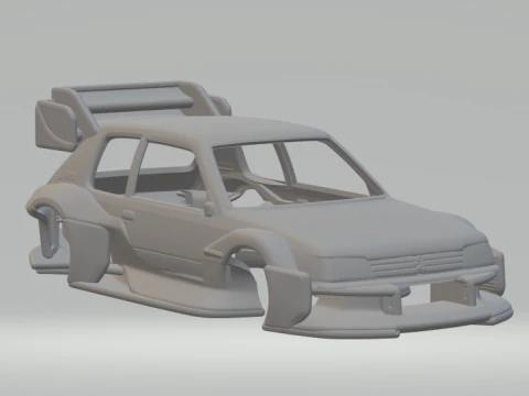 Pegeout 205 extreme 3D Print Model