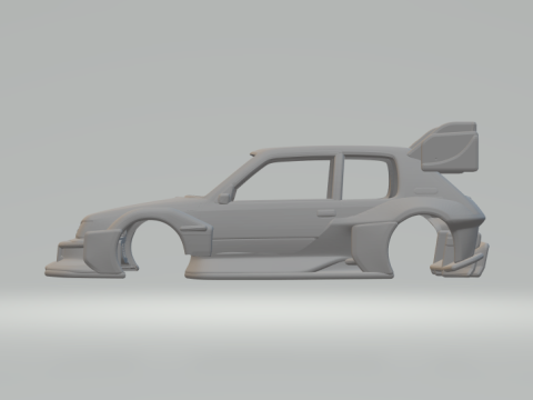 Pegeout 205 extreme 3D Print Model