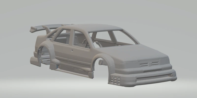 Fiat tempra race 3D Print Model .c4d .max .obj .3ds .fbx .stl .blend 