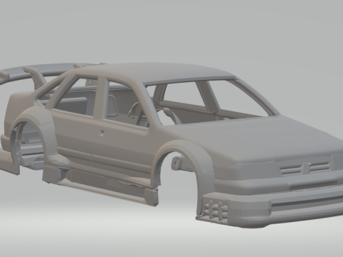 Fiat tempra race 3D Print Model