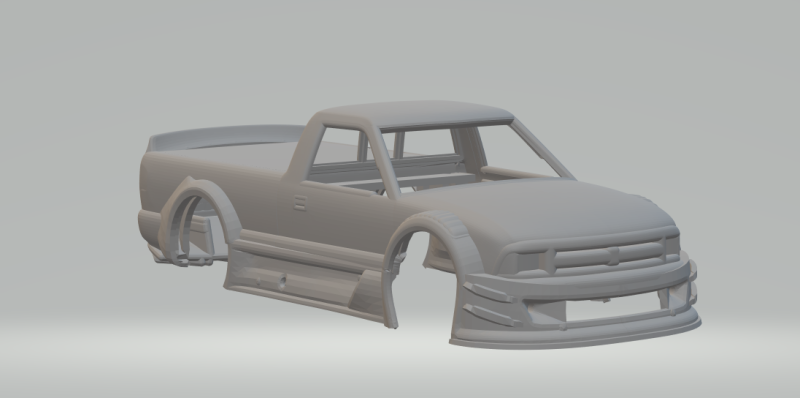 S10 race car 3D Print Model .c4d .max .obj .3ds .fbx .stl .blend