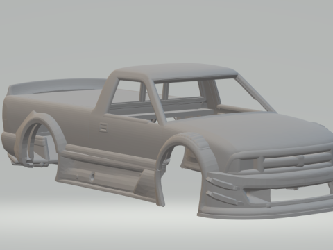 S10 race car 3Dプリントモデル