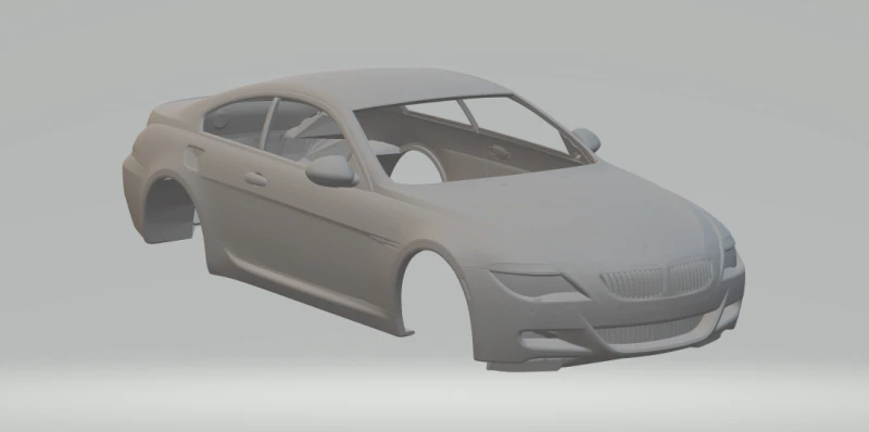 M6 mobil tertutup Model Cetak 3D .c4d .max .obj .3ds .fbx .stl .blend 