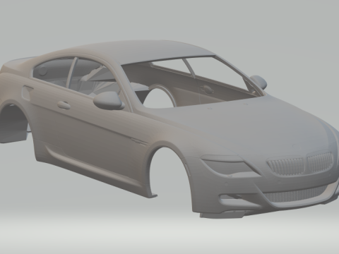 M6 coupe 3Dプリントモデル