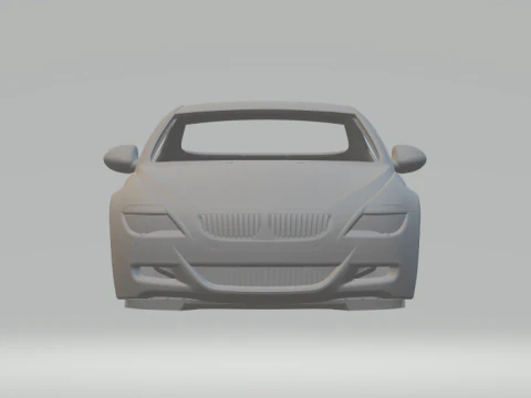 M6 mobil tertutup Model Cetak 3D