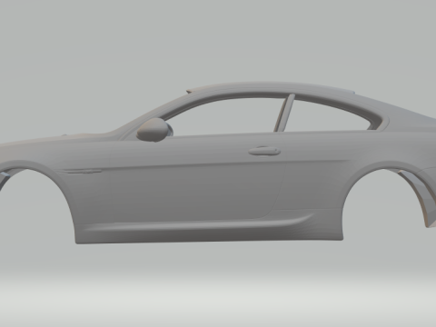 M6 coupe 3Dプリントモデル
