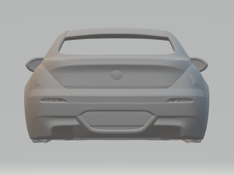 M6 coupe 3Dプリントモデル