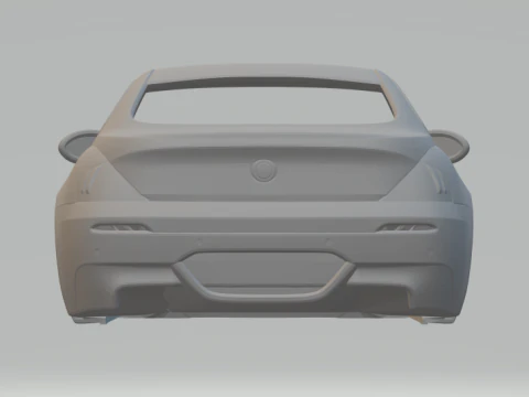 M6 mobil tertutup Model Cetak 3D