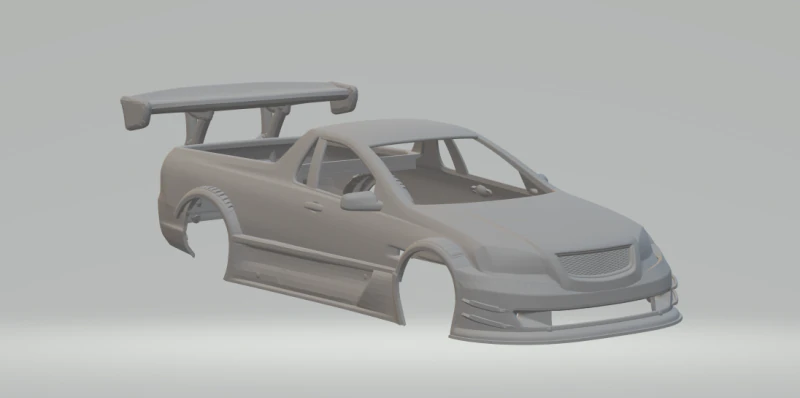 Holden ute race car 3D Print Model .c4d .max .obj .3ds .fbx .stl .blend