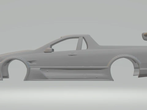 Holden ute race car 3D Print Model