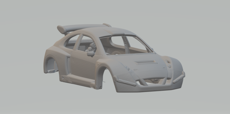 Colin McRaes Dream Car 3D Baskı Modeli .c4d .max .obj .3ds .fbx .stl .blend