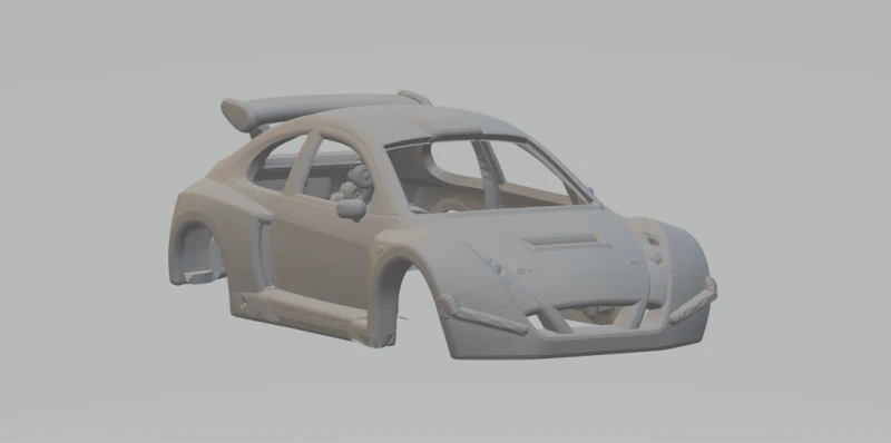 Colin McRaes Dream Car 3D Print Model .c4d .max .obj .3ds .fbx .stl .blend 