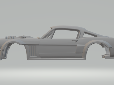 Mustang hoonicorn fastback Modelo de impresión 3D