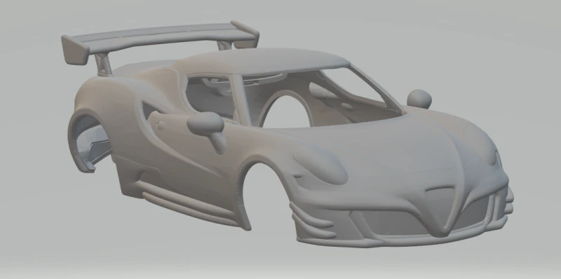 Alfa romeo race day 3D Print Model .c4d .max .obj .3ds .fbx .stl .blend 